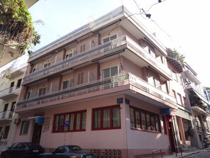 Majoituspaikan julkisivu