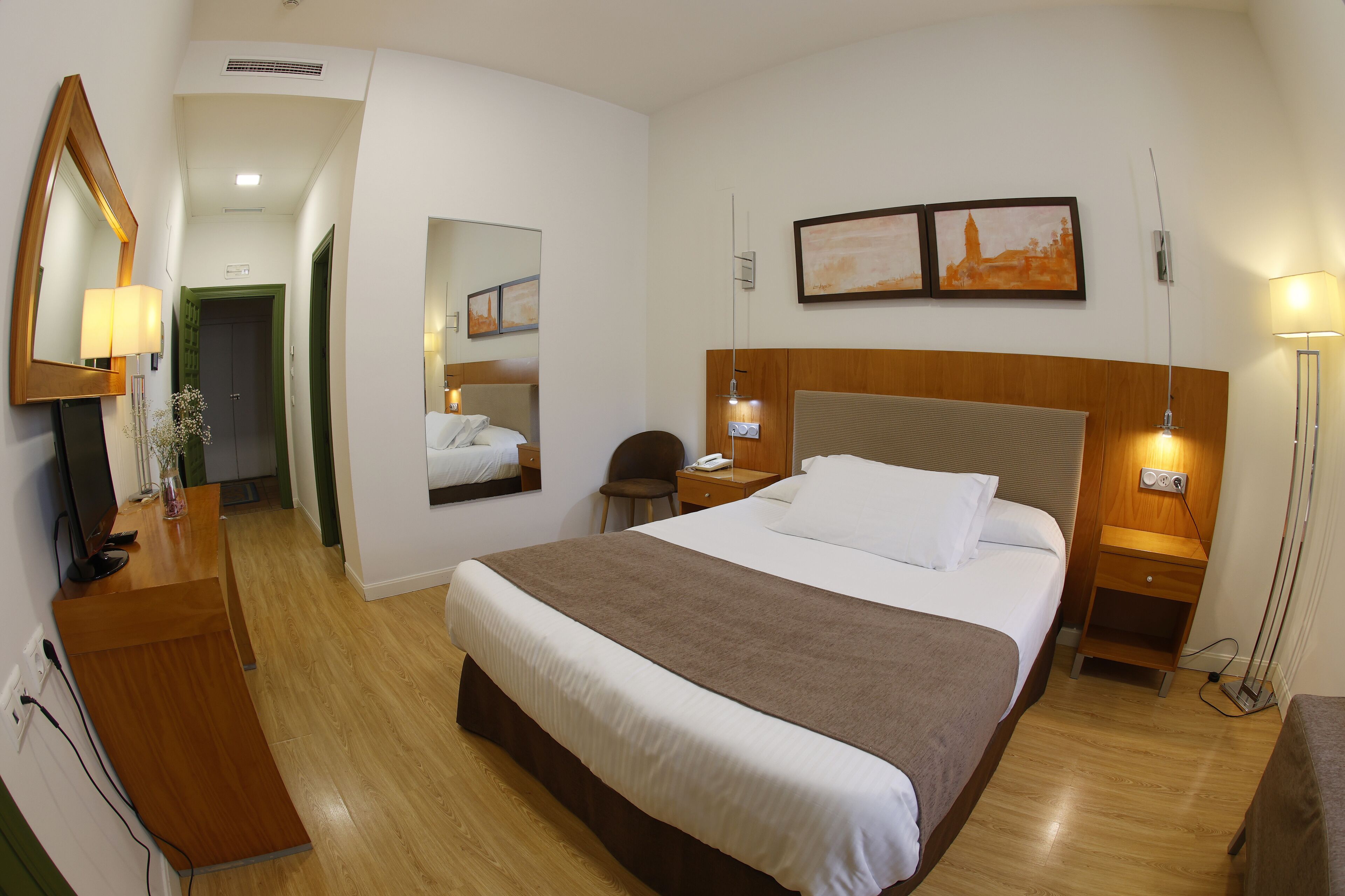 double or twin room | desk, blackout curtains, free cots/infant beds