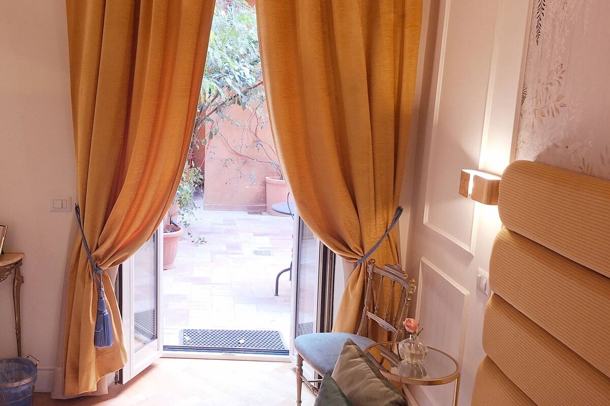 デラックス ダブルルーム テラス | 高級寝具、ミニバー、セーフティボックス (室内)、デスク