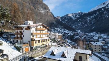 Overnatningsstedets facade