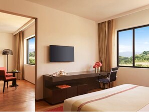 Deluxe Suite, 1 King Bed, Hill View (Allure) | Minibar, in-room safe, desk, soundproofing - Vivanta Guwahati (Guwahati)