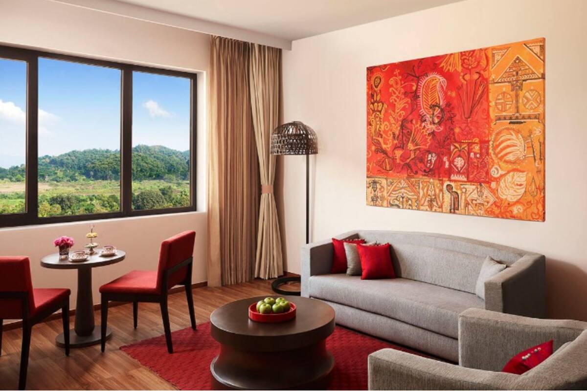 Flat-screen TV, DVD player
