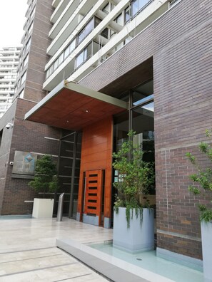 Façade de l’hébergement