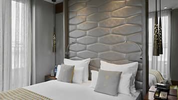 Premium bedding, minibar, in-room safe, desk