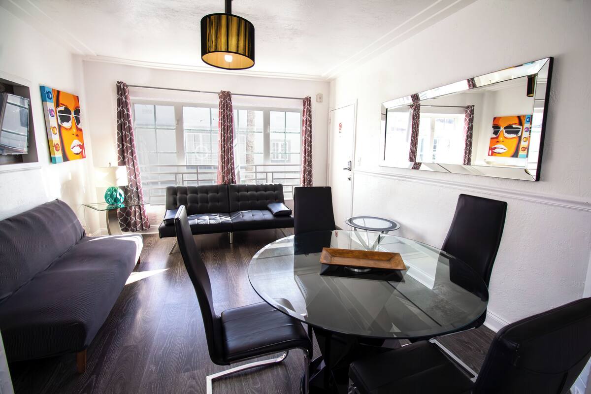 Deluxe Apartment, 2 Bedrooms | Living area | 32-inch flat-screen TV with cable channels, TV