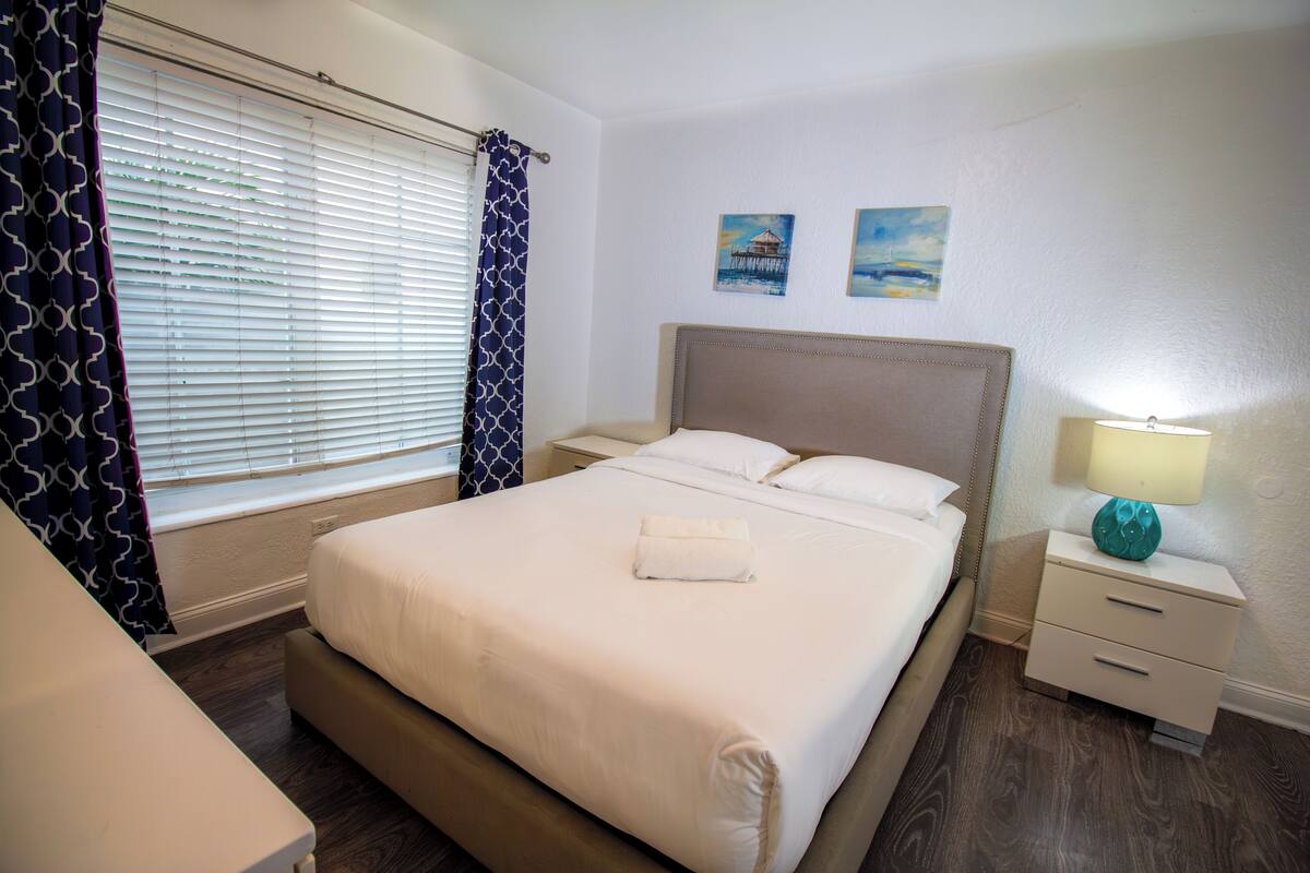 Classic Apartment, 2 Bedrooms | In-room safe, desk, laptop workspace, iron/ironing board