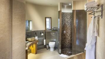 Vòi sen phun mưa, đồ dùng nhà tắm được thiết kế riêng, máy sấy tóc