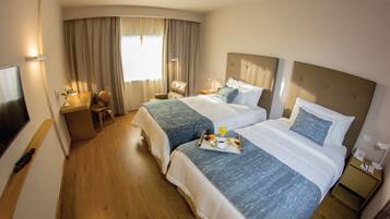 Premium bedding, minibar, in-room safe, desk