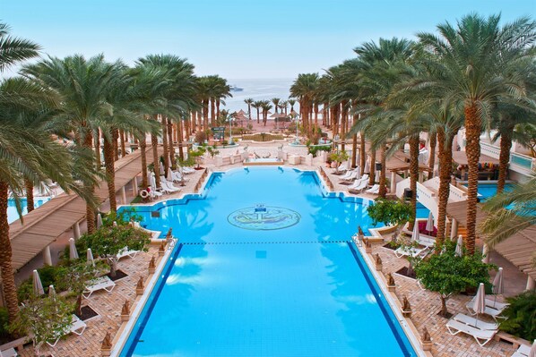 Indoor pool, outdoor pool