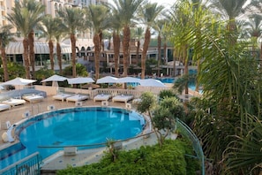 Indoor pool, outdoor pool