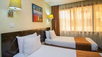 Habitación estándar doble | 4 dormitorios, sábanas de algodón egipcio, ropa de cama de alta calidad