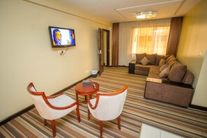 28-inch TV with cable channels, streaming services