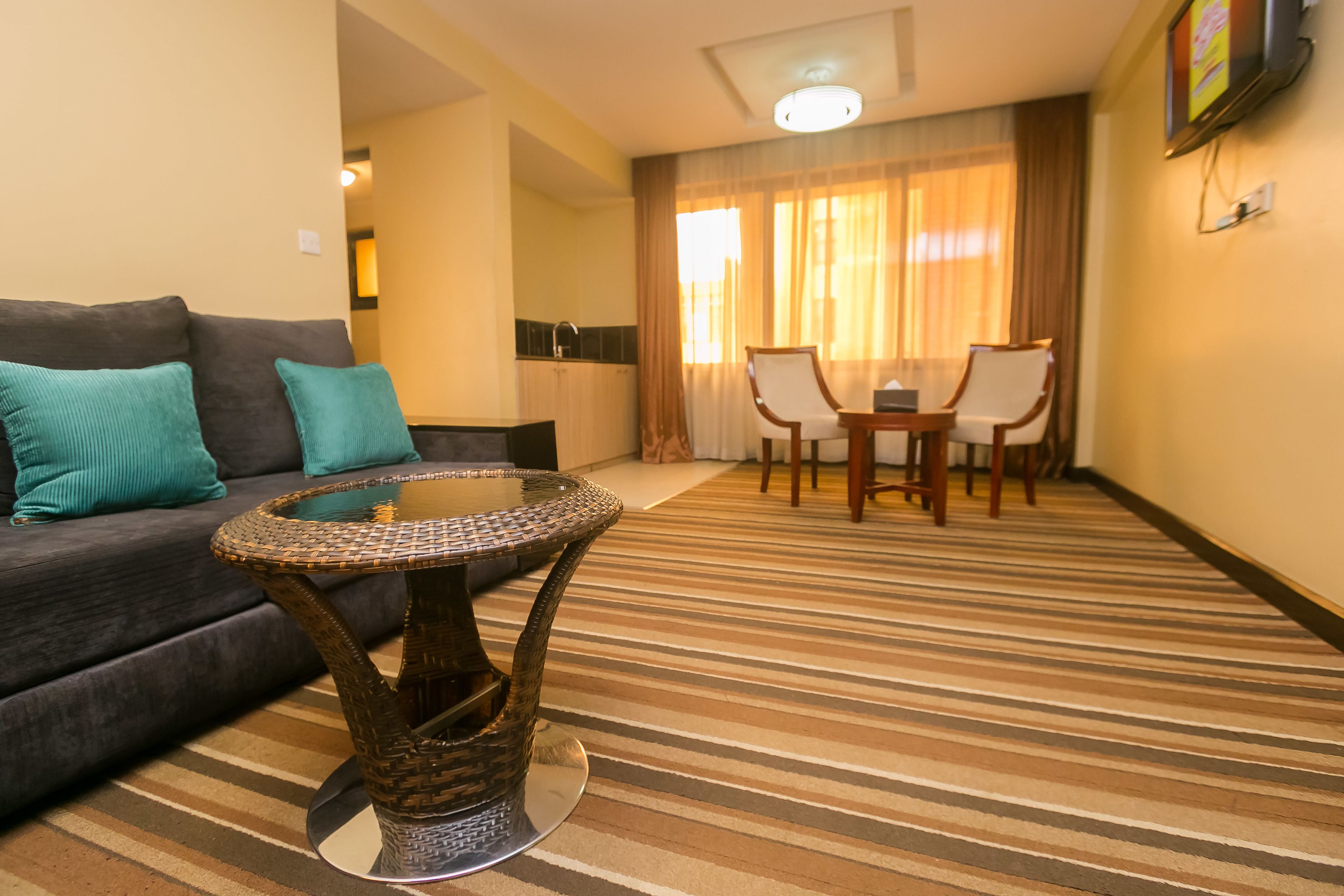 4 habitaciones y sábanas de algodón egipcio 