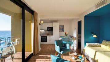 Appartement 2-4 personnes étage balcon vue mer | Terrasse/Patio