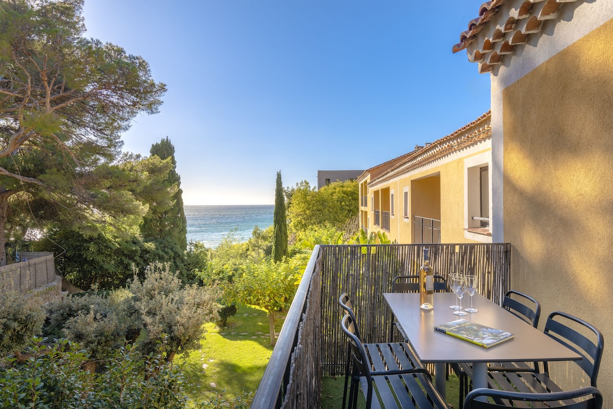 Appartement 4-6 personnes étage balcon vue mer | Vue depuis le balcon