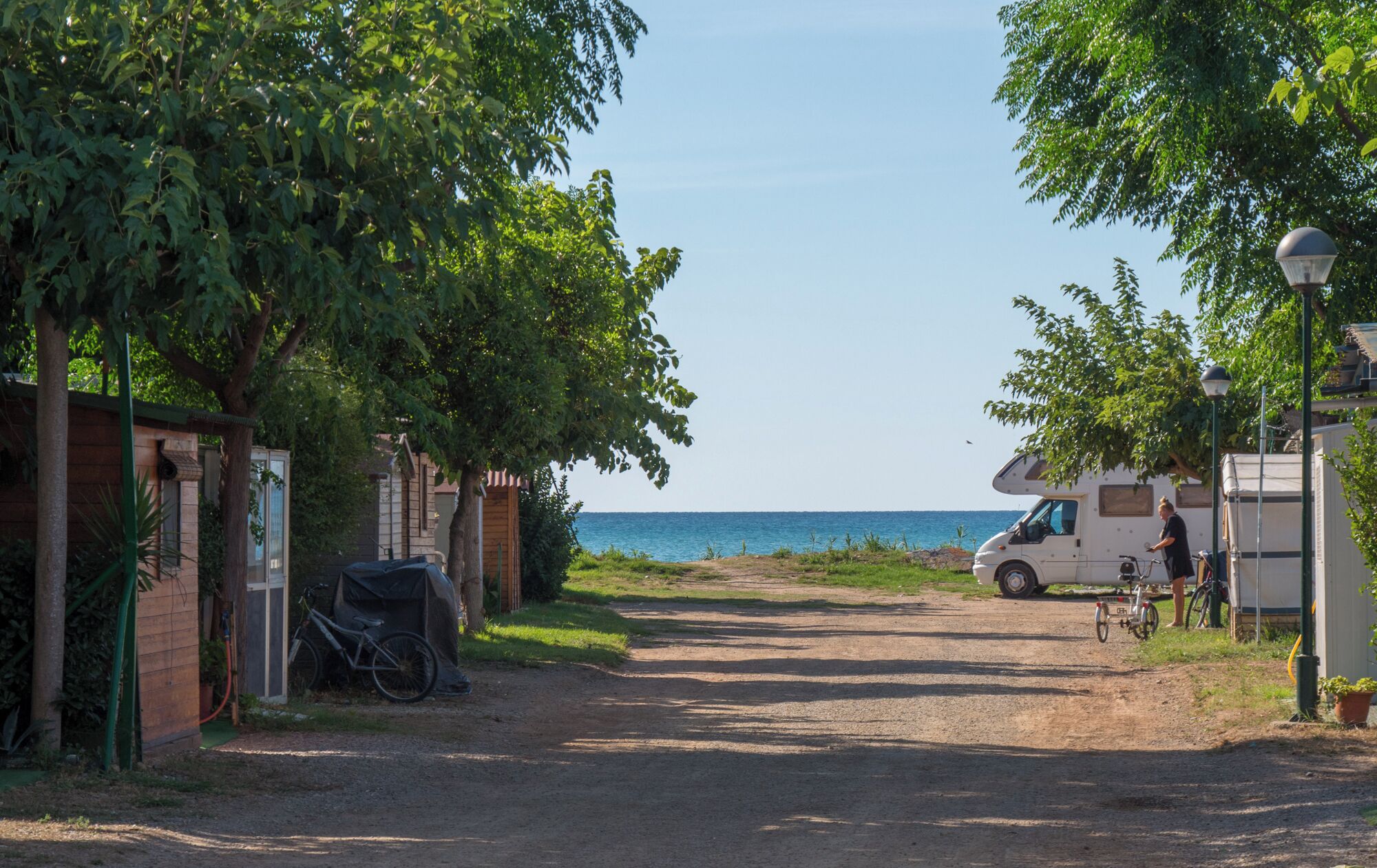 Blick von der Unterkunft