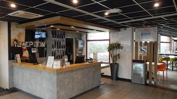 Check-in/check-out kiosk
