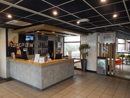 Check-in/check-out kiosk