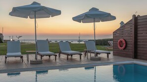 Junior Studio Suite, Sea View (Sharing pool) | In-room safe, desk, free WiFi, bed sheets - Asterias Beach Resort (Rhodes)