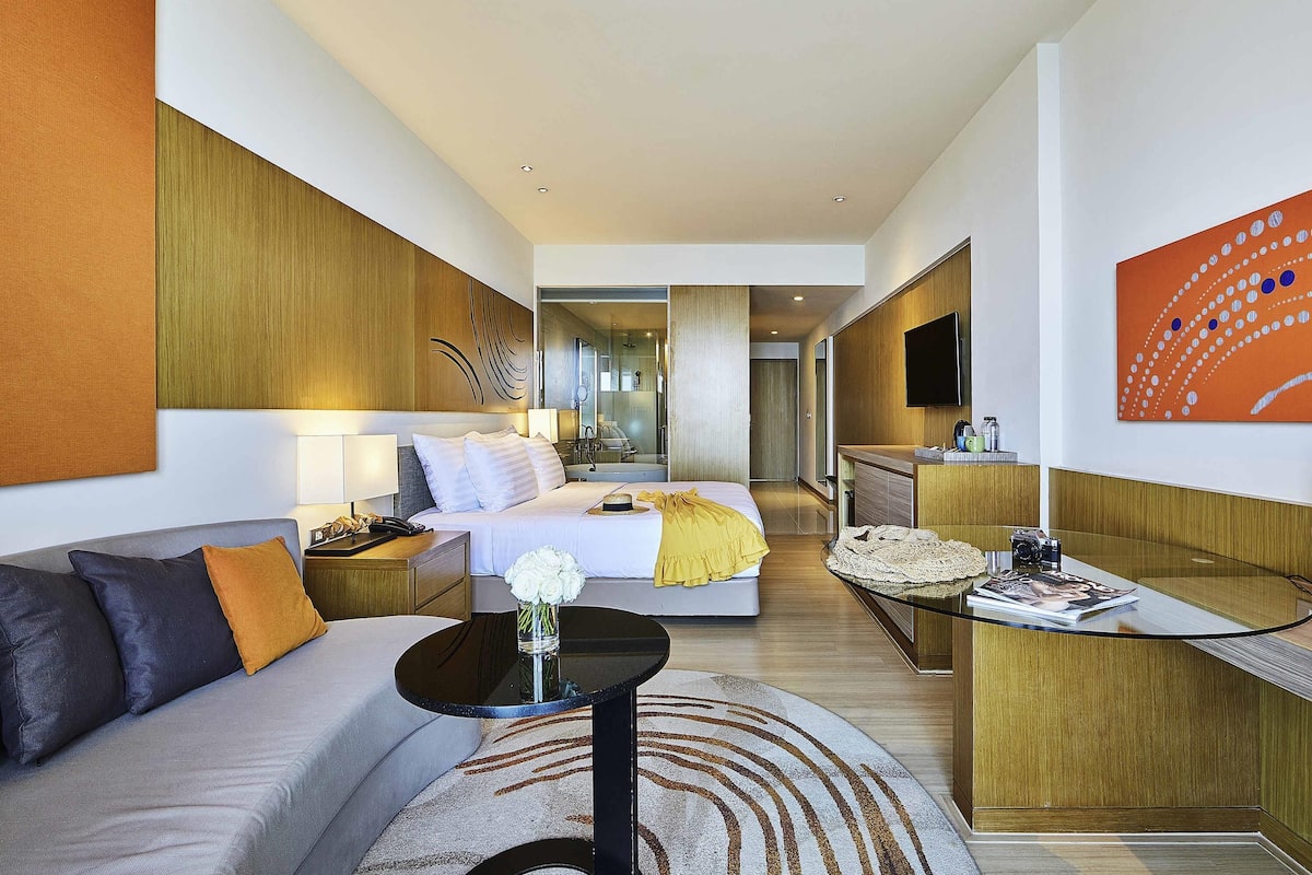 Chambre Deluxe, 1 très grand lit, vue mer