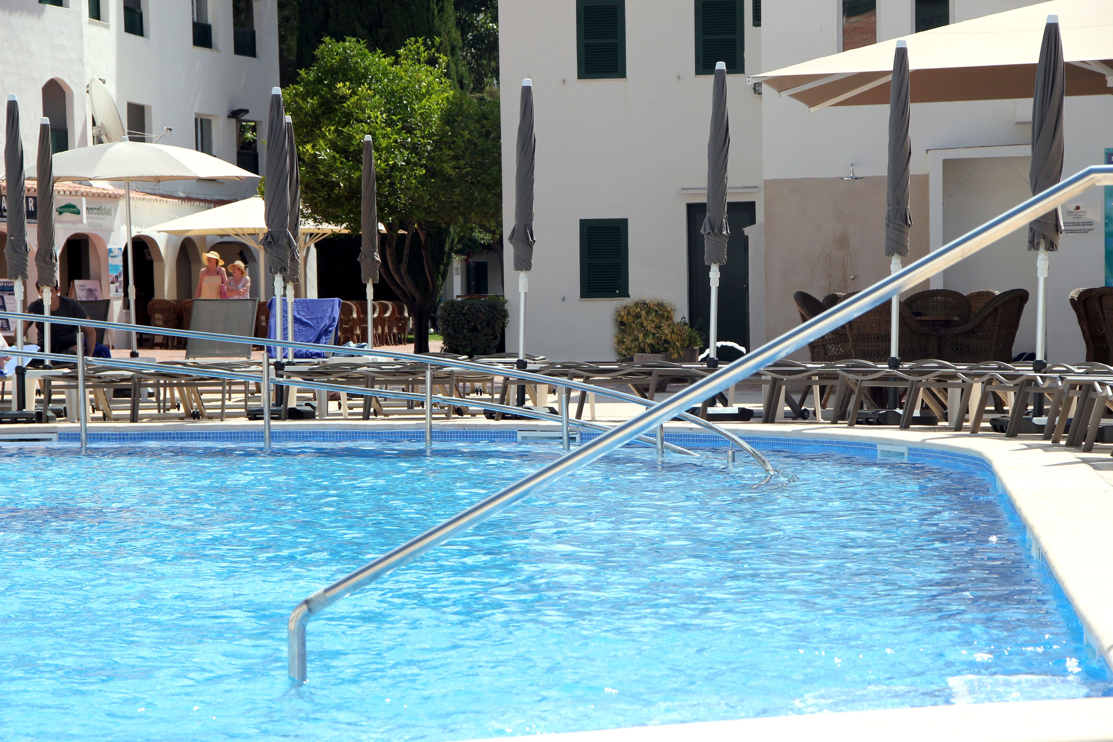 2 outdoor pools, open 9:00 AM to 7:00 PM, pool umbrellas, sun loungers