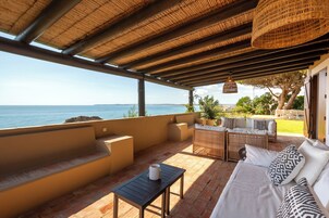 Exclusive Villa, 3 Bedrooms, Sea View | Terrace/patio
