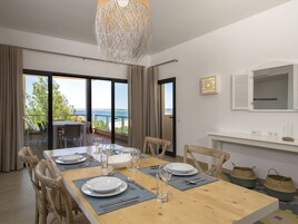 Superior Apartment, 2 Bedrooms, Private Pool | Living area | 50-cm TV with cable channels