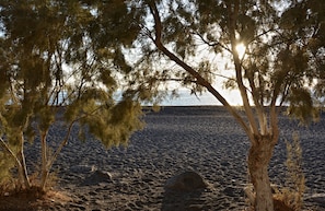 Nær stranden
