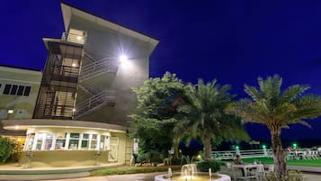 Front of property - evening/night