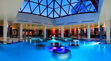 Indoor pool, outdoor pool