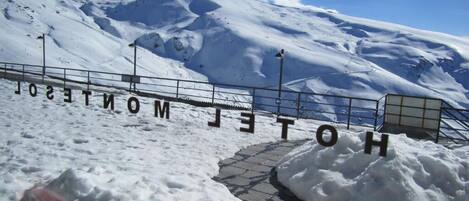 Blick von der Unterkunft