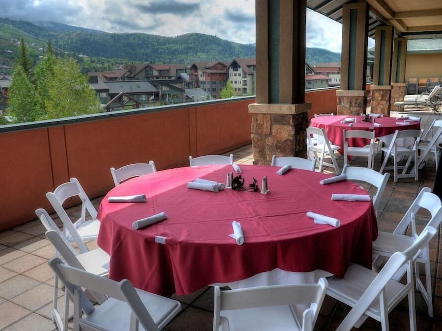 Opções para refeição ao ar livre