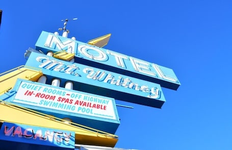 Property grounds. Mt Whitney Motel