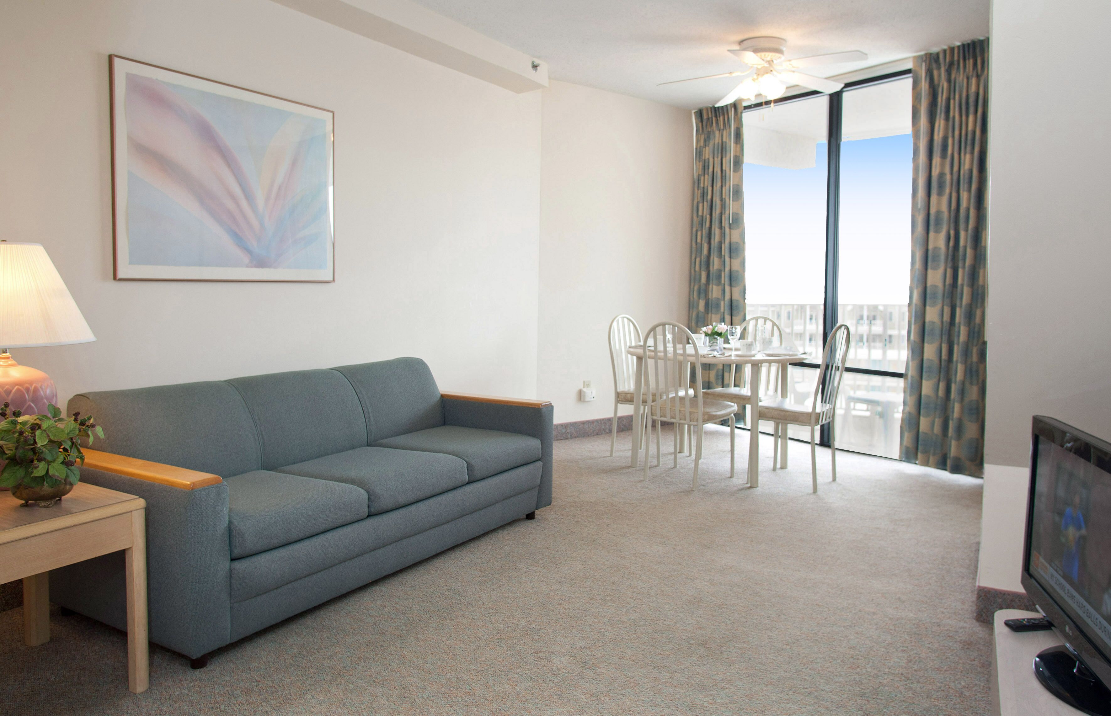 family townhome, 2 bedrooms, partial ocean view (g2) | living area | flat-screen tv