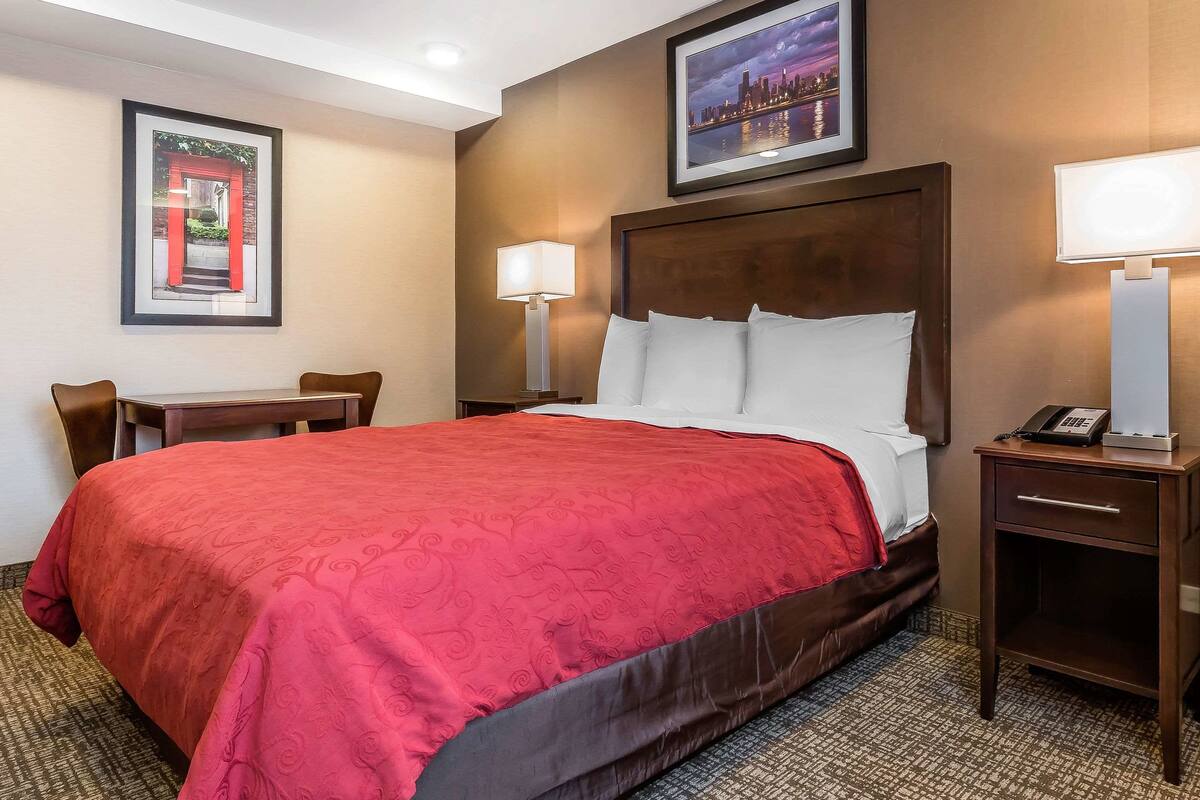 Standard Room, 1 Katil Ratu (Queen), Non Smoking | Meja, Wi-fi percuma, jam penggera, cadar katil 