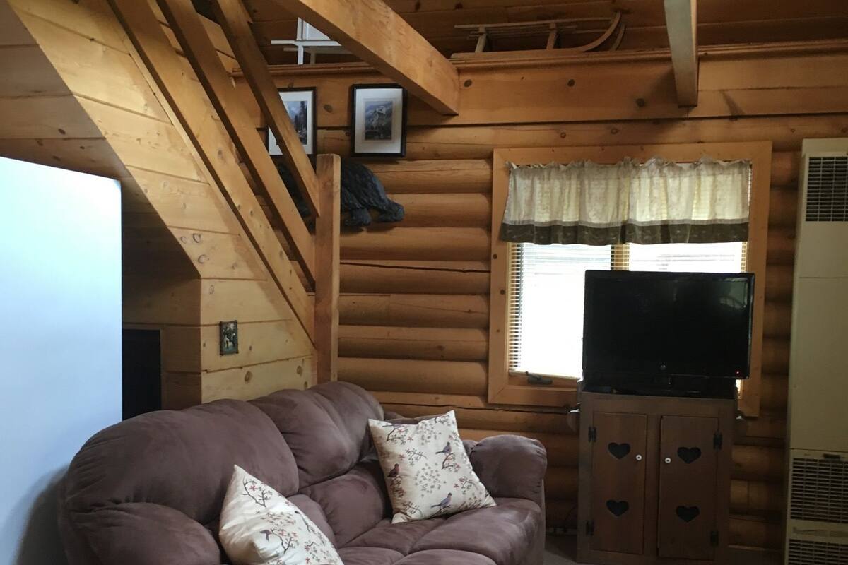 Basic Cabin, 2 Bedrooms | Living area