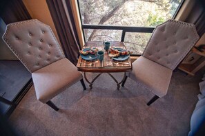 Ghost Rider | Living area | LED TV, fireplace, DVD player - The Inn at Thunder Mountain (Sedona)