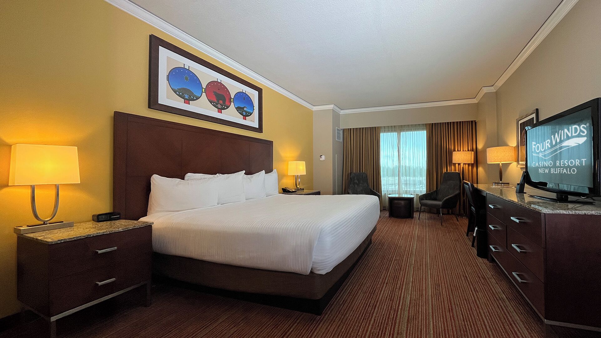 Habitación estándar, 1 cama King size | Ropa de cama de alta calidad, edredón y camas con pillow-top 