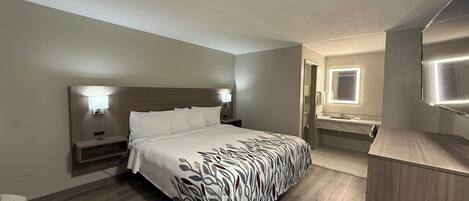 Chambre Deluxe, 1 trĂšs grand lit, non-fumeurs