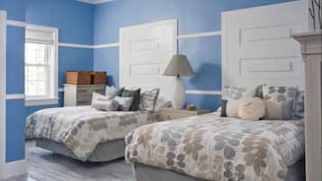 Premium bedding, blackout drapes, iron/ironing board, free WiFi