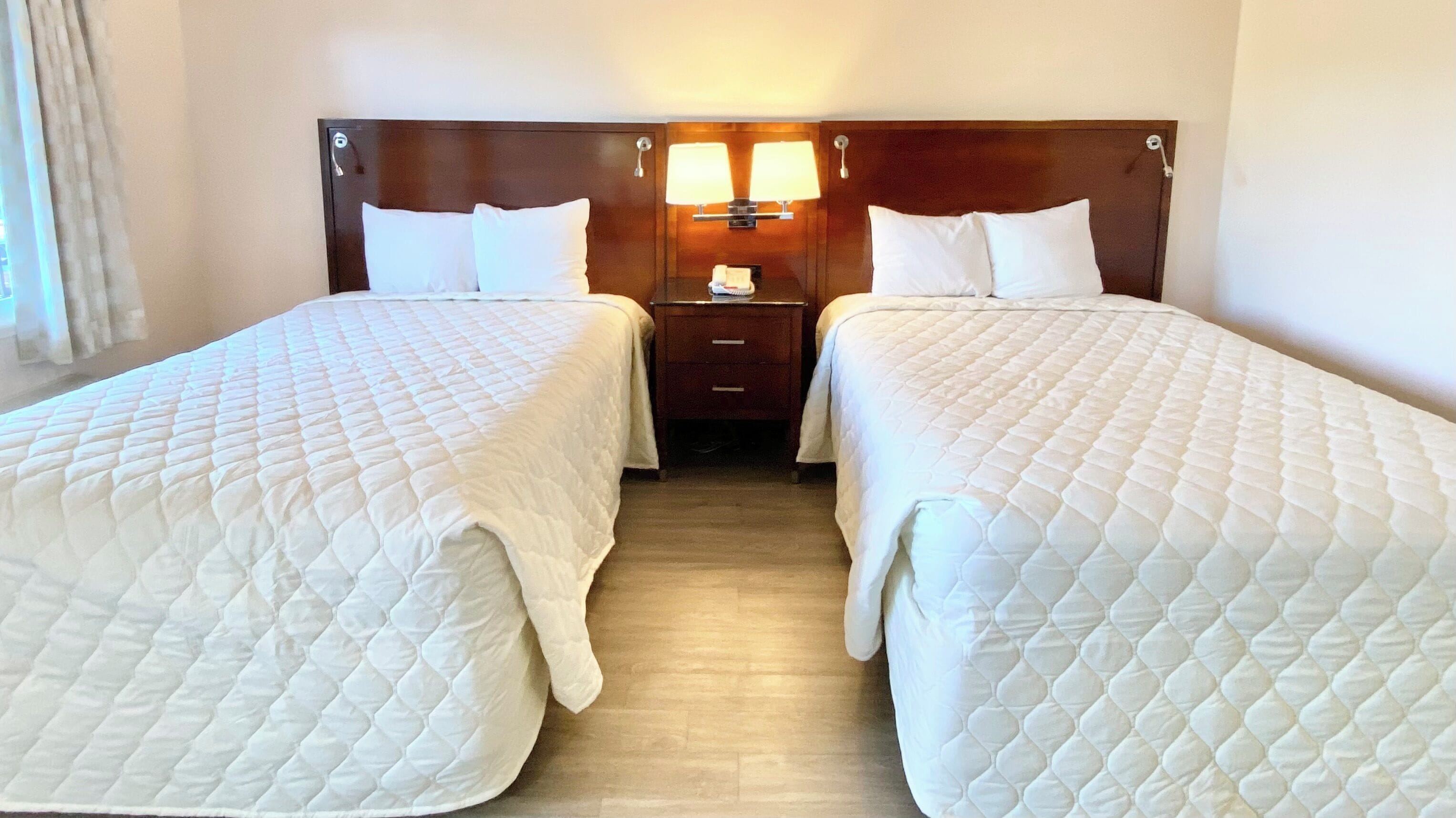 1 bedroom, desk, laptop workspace, iron/ironing board