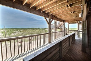 Vue sur la plage/l’océan