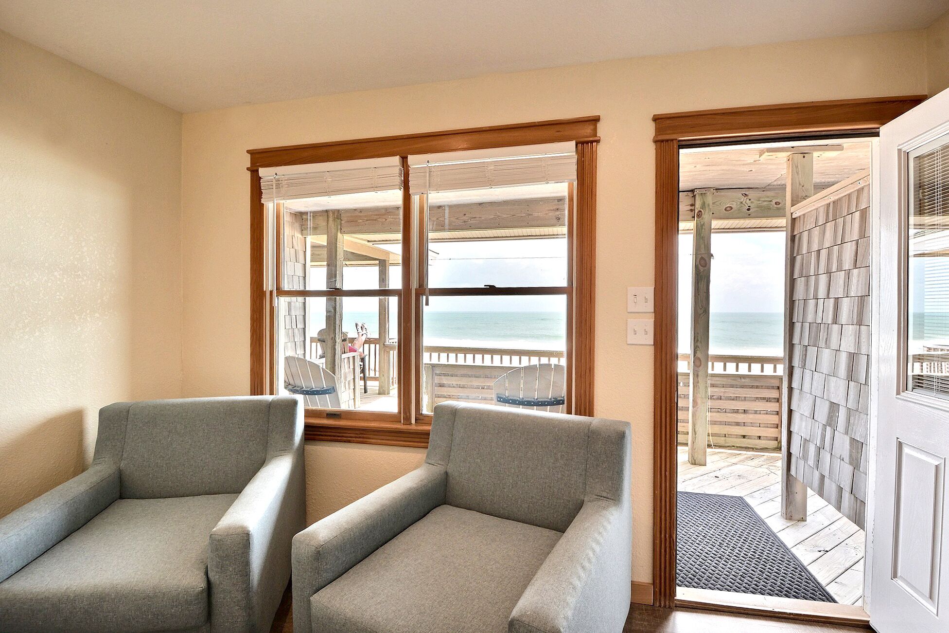 Signature kamer, 1 kingsize bed, uitzicht op oceaan | Beddengoed