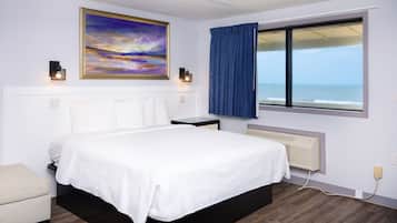 Blackout curtains, free WiFi, bed sheets