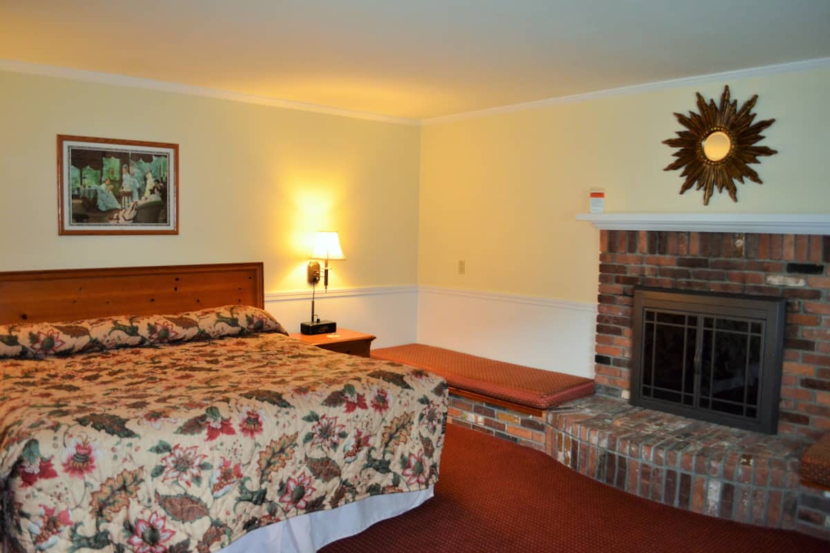 Deluxe-Zimmer, 1Ā King-Bett, Kamin