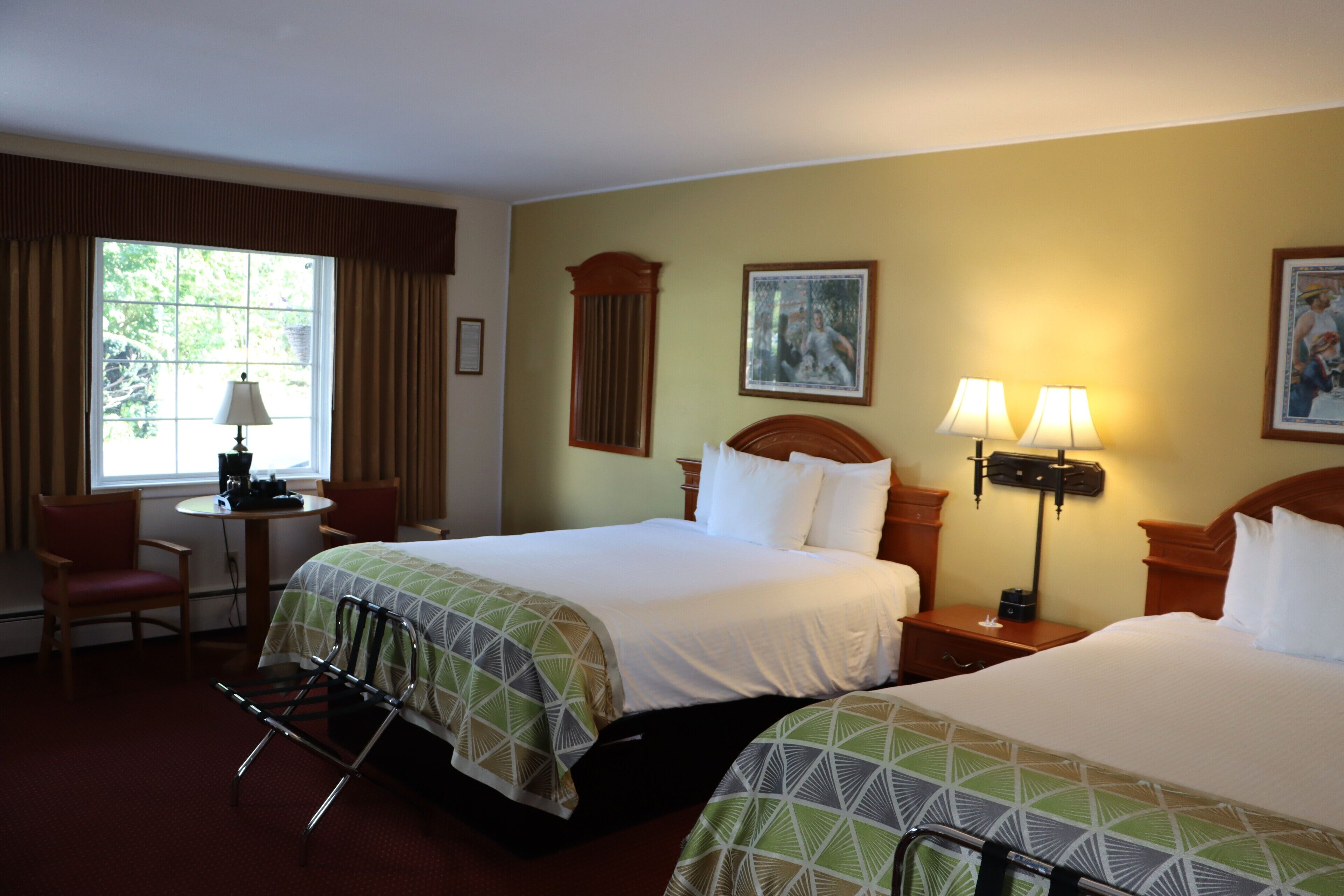 Standard Room, 2 Queen Beds | Individually decorated, individually furnished, desk, laptop workspace