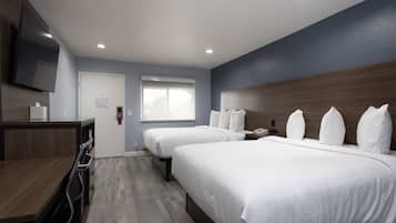 Cubrecamas, cortinas blackout, wifi gratis y ropa de cama