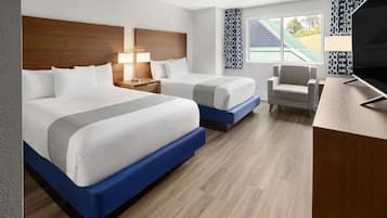 Room, 2 Double Beds, Accessible, Non Smoking (Mobility ) | Premium bedding, free WiFi, bed sheets, wheelchair access