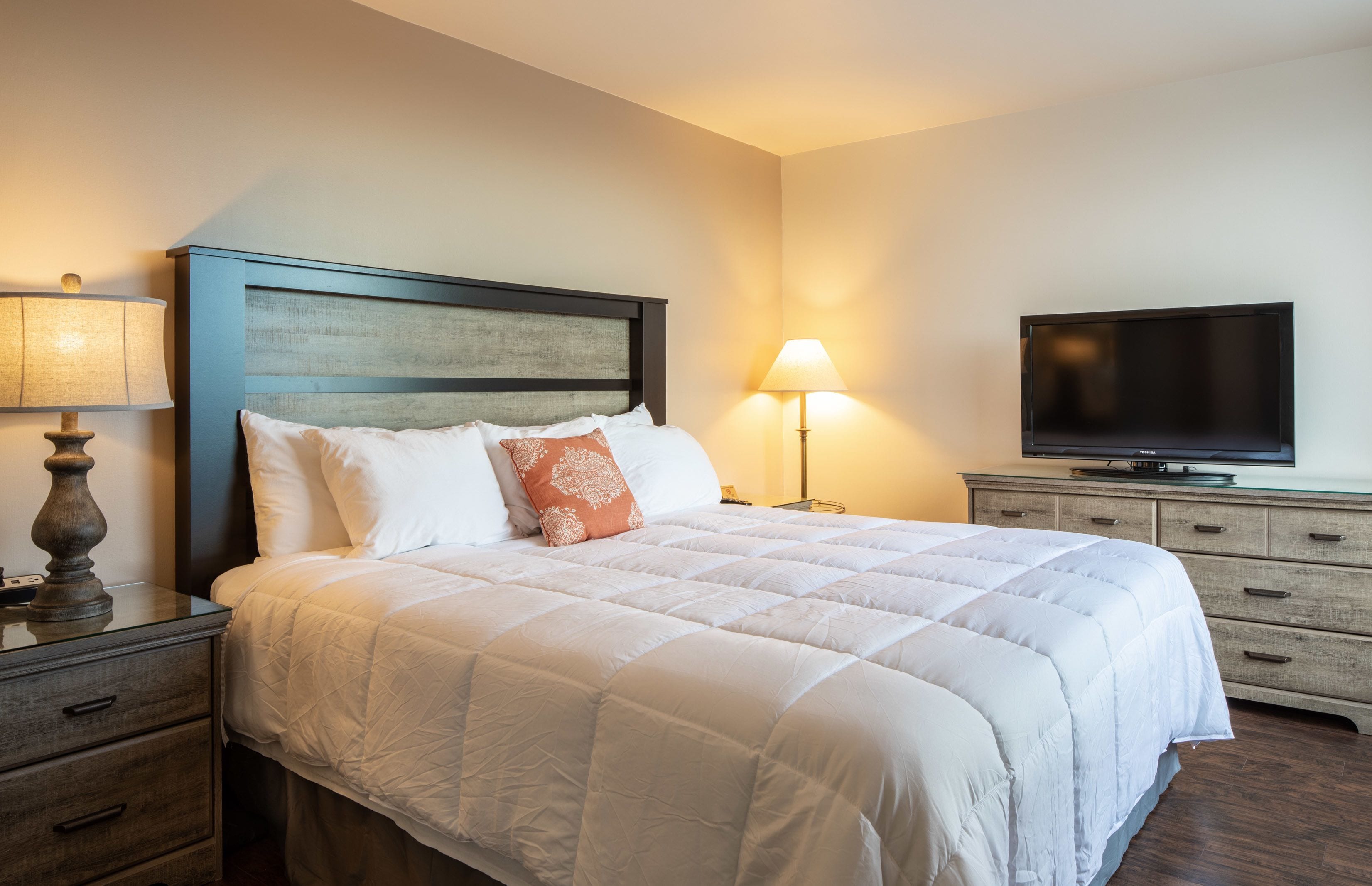 standard room, 2 queen beds, non smoking | desk, laptop workspace, blackout curtains, iron/ironing board