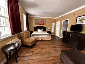 Apartment, 1 King Bed, Kitchen | Iron/ironing board, free WiFi, bed sheets - Plantation Oaks Suites & Inn Millington (Millington)